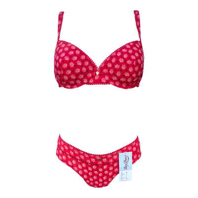 BeeDees - Set - BH mit Bügel Exotic Kiss 31 WHPM 70B + Hipster Slip 38 NEU