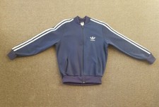 🔶️VINTAGE RETRO ADIDAS TRACKSUIT ZIPUP TRACK TOP RUN DMC MENS SIZE 16 MEDIUM M