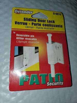 PRIMELINE U-9874 Defender Sliding Door Lock (New in Package)