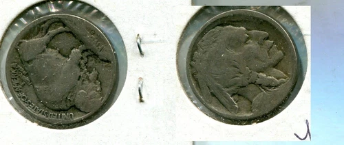 1913 D TYPE 1 BUFFALO HEAD NICKEL TYPE COIN VERY GOOD 4894S