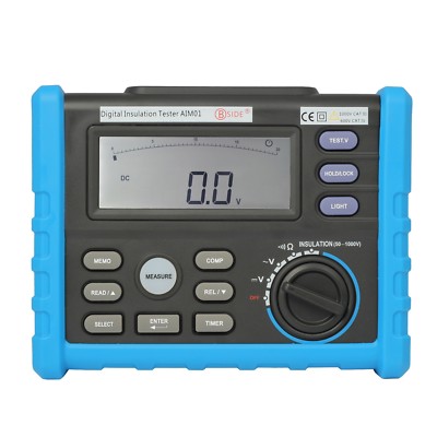 Bside AIM01 Digital Insulation Resistance Tester Multimeter 50~1000V USA
