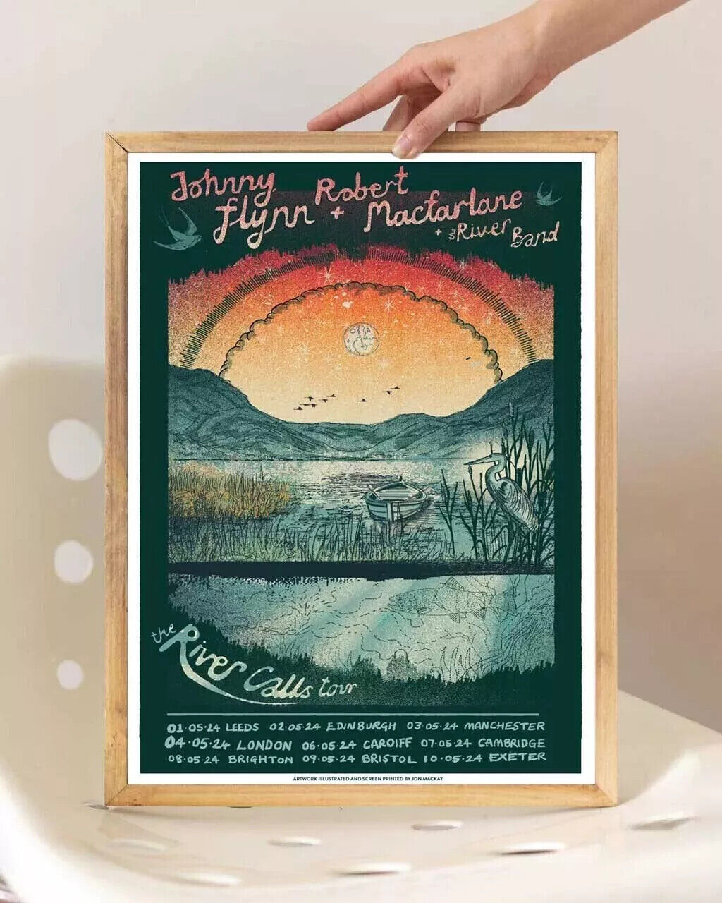 Johnny Flynn & The River Band River Calls Tour 2024 poster