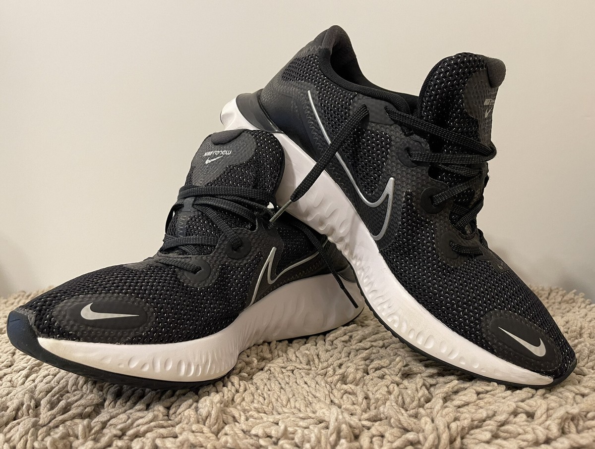 Nike Renew Run Black White Running Shoes Men’s Size 12 CK6357-002 Men main image 2
