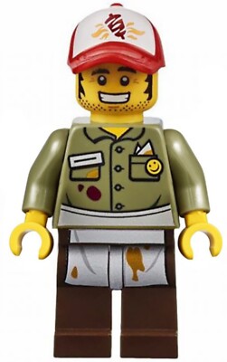 LEGO MINIFIGURE LEGO MOVIE KEBAB BOB USED CONDITION TLM035!!