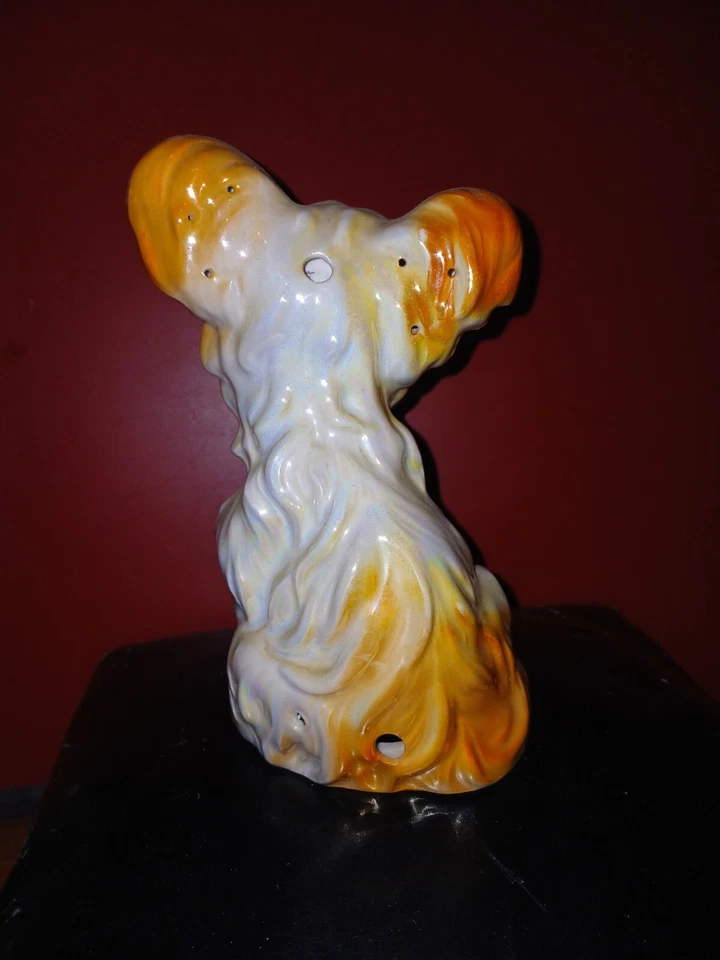 9140412 Estatuilla de porcelana purificador de aire perro lustrado Foto 2 de 4