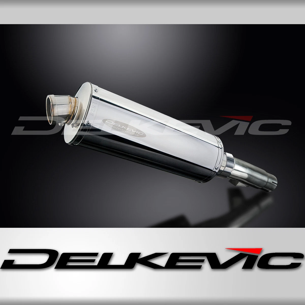 Honda NC750S 2014 2020 350mm Oval Stainless Exhaust Silencer Can