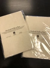 40 Pc Mulberry Paper Sheets Handmade Natural Cream Invitation Art Craft 8.5"x6"