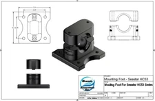 Mounting Foot for Seastar HC5312-3, HC5313-3, HC5314-3 Mount Bracket