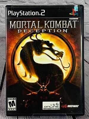 Mortal Kombat: Deception (Playstation 2, 2004) CIB Complete /w Mint Disc