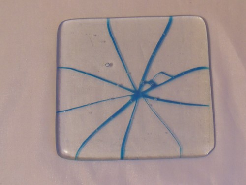 coasters/fused glass,cracked design buy single, 2, 3, 4 or more. multicolours - Picture 29 of 56