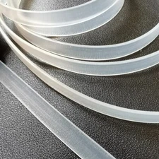 Solid Silicone Rubber Strip Flat Bar Light Box Seal Strip Heat Resistance Strip