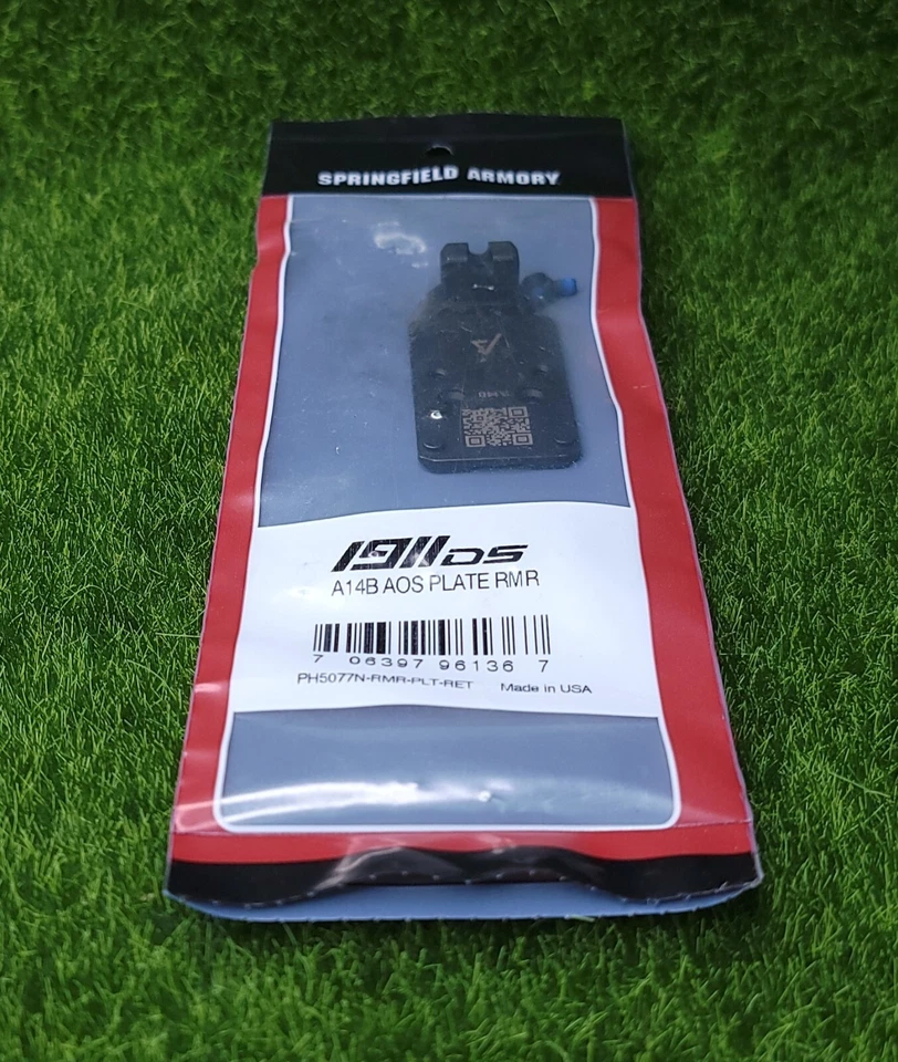 Springfield Armory AOS Agency Optic Plate A14B 1911 DS RMR SRO 407C 507C 508T