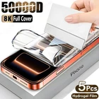5PCS Hydrogel Screen Protector iPhone 17 Pro Max 16 15 14 13 Full Cover