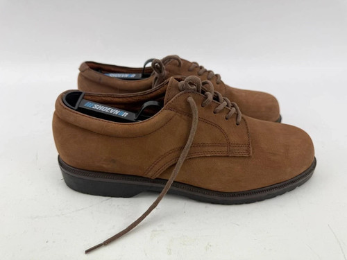 Land Rover Weatherproof Mens Brown Leather Shoes Size 7