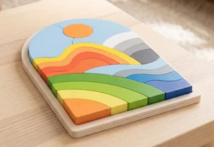 Sinsay Wooden Puzzle Toy