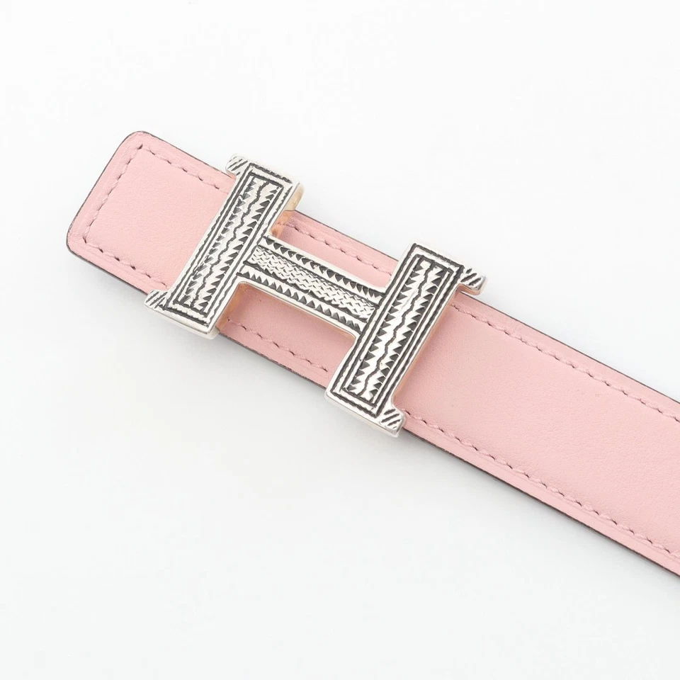 Cinturón Hermes H Touareg & Kit 24 Swift Epsom Mujer Rosa Talla Única Foto 2 de 4