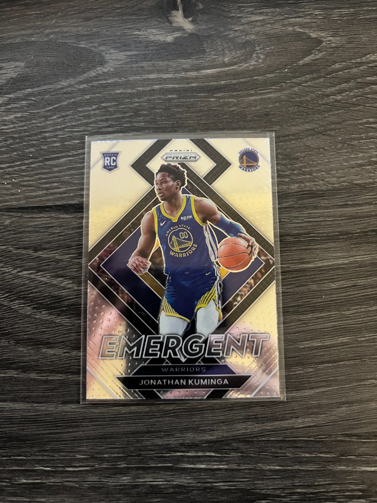 2021-22 Panini Prizm - Emergent Jonathan Kuminga #5 Silver Prizm (RC)