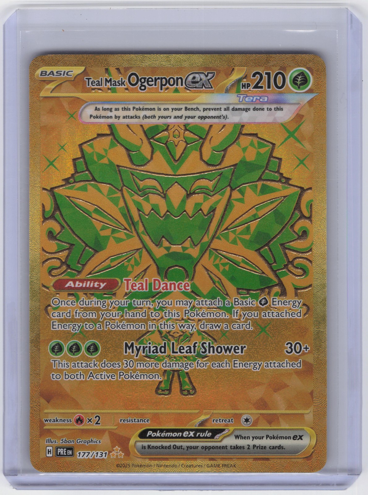 Teal Mask Ogerpon ex 2024 Scarlet & Violet: Twilight Masquerade #221/167  Hyper Rare Price Guide - Sports Card Investor