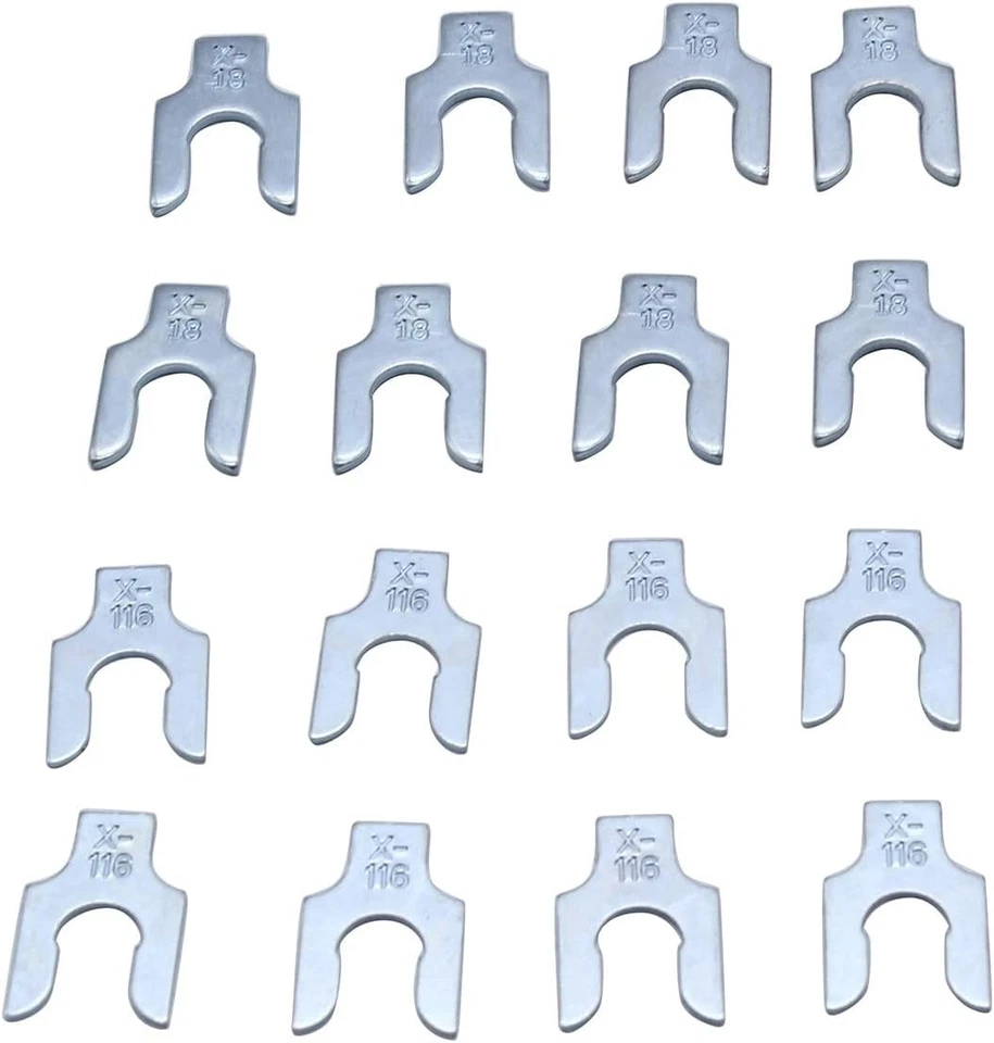 Rust-Resistant Suspension Alignment Shims for Chevy Impala & Chevelle, 32 pcs Foto 4 de 4