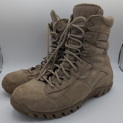 Tactical Research Tan Lace-Up Combat Boots TR350 size 12 wide 11 US Desert Tactical Boots Footwear for sale | eBay main image 4