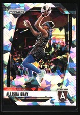 Allisha Gray 2024 Panini Prizm WNBA Ice Prizms #96 Atlanta Dream