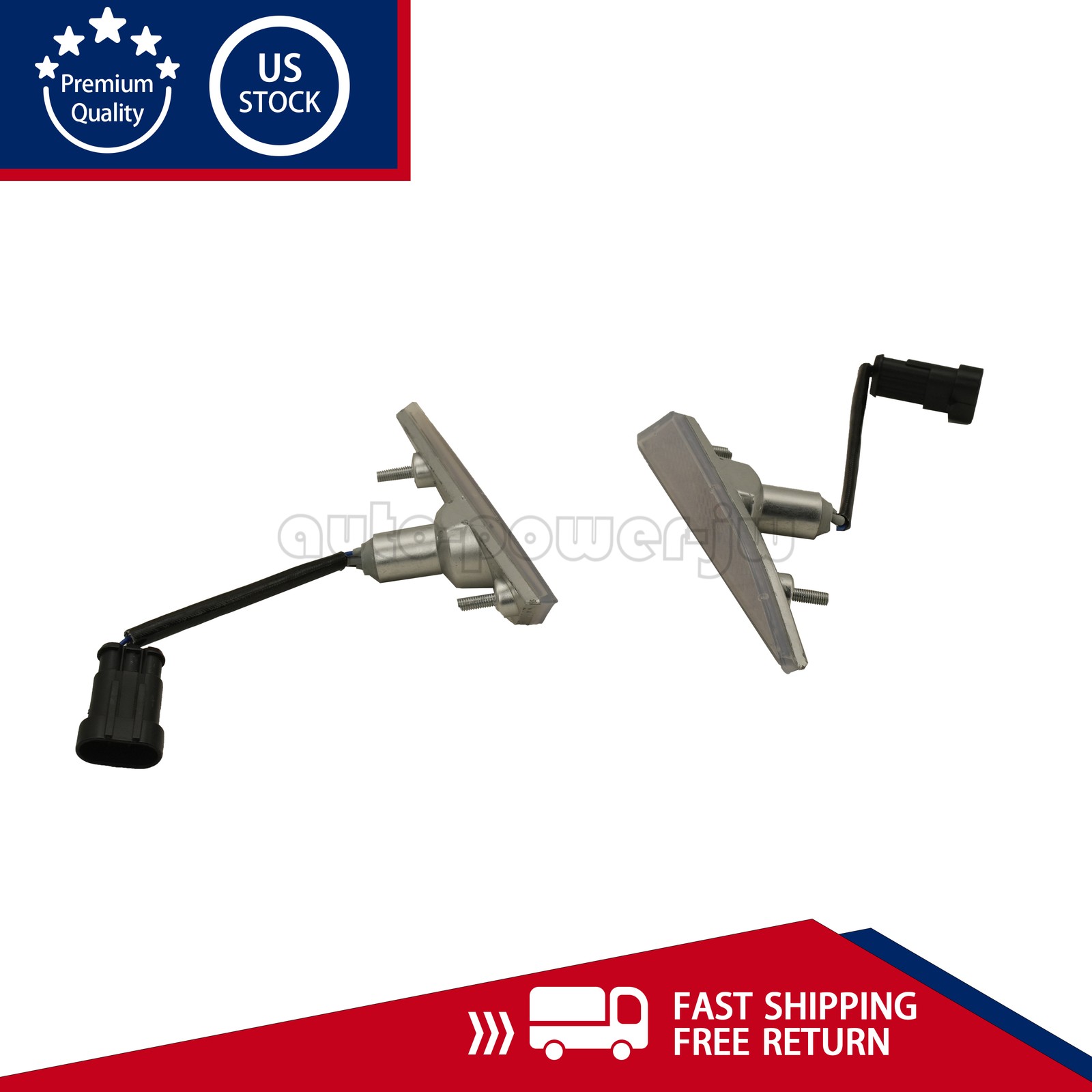 2PCS Front Bumper Side Marker Indicator For Lamborghini Gallardo 400945119D/120D