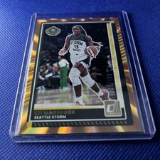 Ezi Magbegor 2025 WNBA Donruss Orange Laser /199 Storm 45