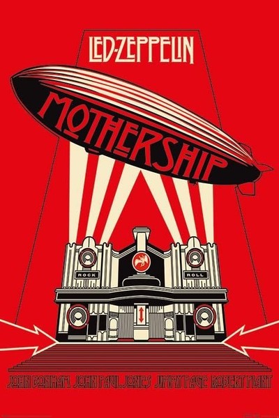 Gadget -D- Led Zeppelin: Pyramid - Mothership Red (Poster Maxi 61X91,5 Cm) Pyram-image