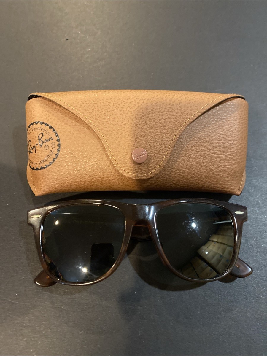 Vintage Bausch Lomb Ray Ban Made USA Wayfarer II Tortoise