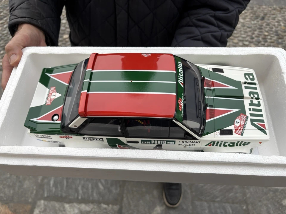 Fiat 131 Abarth”Alitalia”1st Rally Portugal 1978#4 Alen/kivimaki Ottomobile 1/12 - Immagine 2 di 4