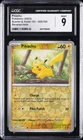 2023 POKEMON SCARLET & VIOLET 151 REVERSE HOLO #025 PIKACHU CGC 9
