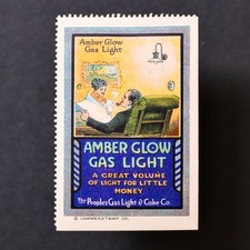 Poster Stamp * USA * 1915 Peoples Gas Light & Coke Coal Co Chicago