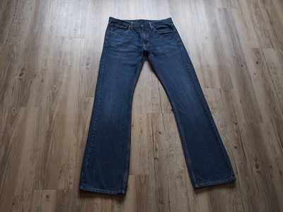 Levis 527 (0249) SLIM Bootcut Jeans W34 L34 100% Baumwolle GZ61
