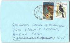 Malawi #531, 705 Malawi to Buena Park CA, 2001