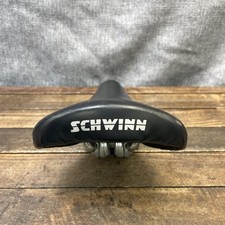 Siège vélo ancien Schwinn Cionlli 741 noir rembourré 265 mm x 140 mm