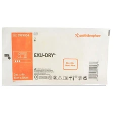 NEW 10 single Exu-dry 3x4 Wound dressing SMITH&NEPHEW REF# 5999034 NO BOX