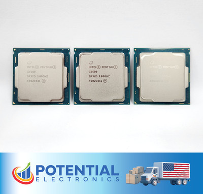 LOT OF 3 Intel Pentium G5500 SR3YD 3.80GHz Dual-Core 4MB LGA1151 CPU Processor