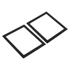 2 Pcs Magnetic Picture Frame PVC Magnets Holds Photo Black 8.5x11 Inch