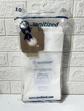 10 Bags Janitized Dust Bag JAN-KACV30-2 Filter Vacuum Bags Fit: Karcher Tornado