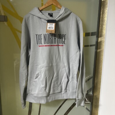 The North Face Herren Sport  Hoodie Kapuzen Sweatshirt NEU, Grau, Größe L