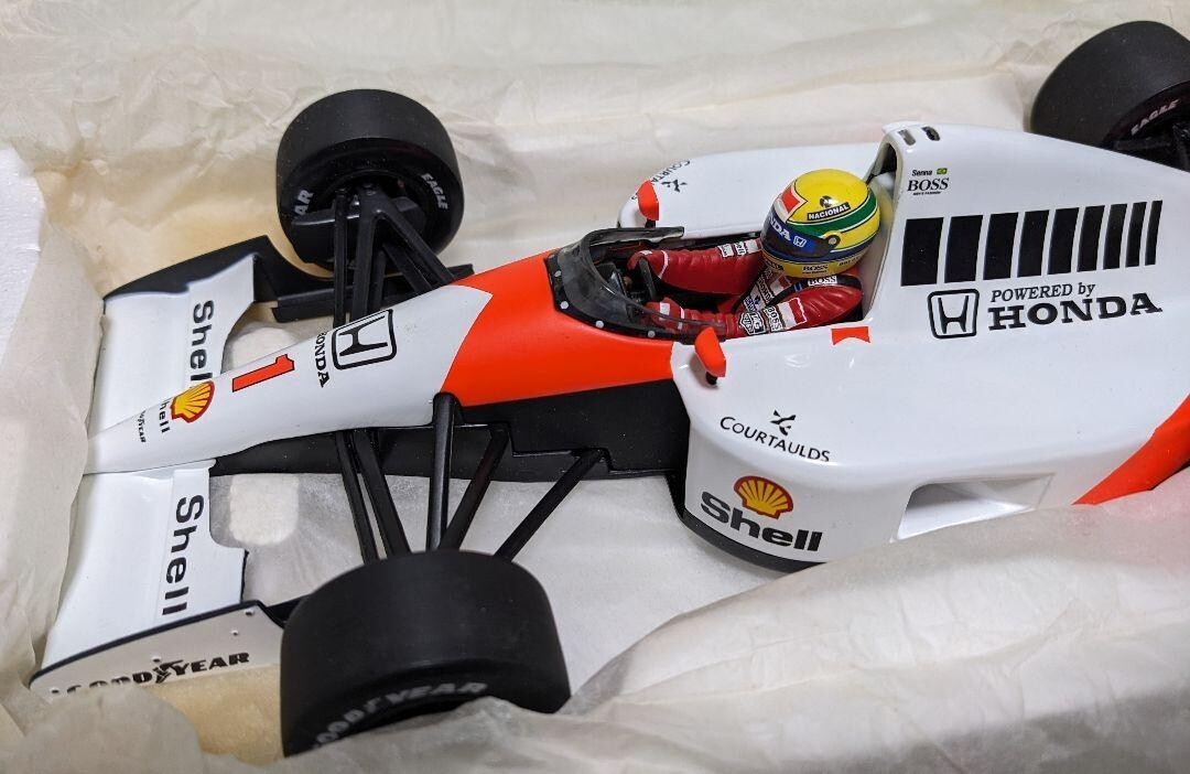 MINICHAMPS ミニチャンプスMcLaren Honda MP4/6 MINICHAMPS 1/43 - MCLAREN Honda MP4/6 Dirty Version - World