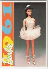 1991 Action/Panini Another First For Barbie 1961 #8 Ballerina 