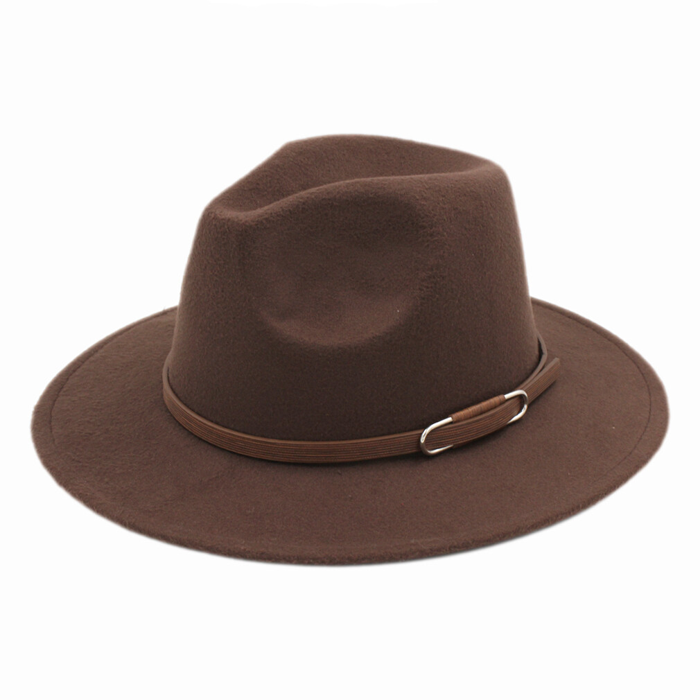 Cute Kids Panama Hat Wide Brim Fedora Cap Boys Girls Jazz Cap
