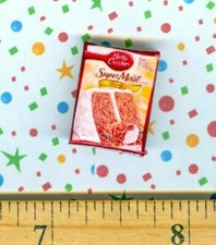 Dollhouse Miniatures size Carrot Cake Mix Box