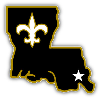 New Orleans Saints NFL Football Logo Sport Car Bumper Sticker Decal ''SIZES''