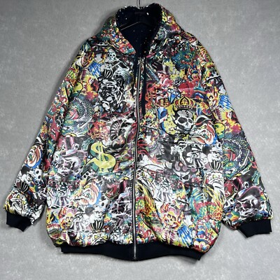 geronimo スカジャン 80's Geronimo Genuine Korean Leather Jacket