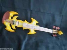 Best model fancy Crazy-1 art streamline yellow 5 strings 4/4 electric violin