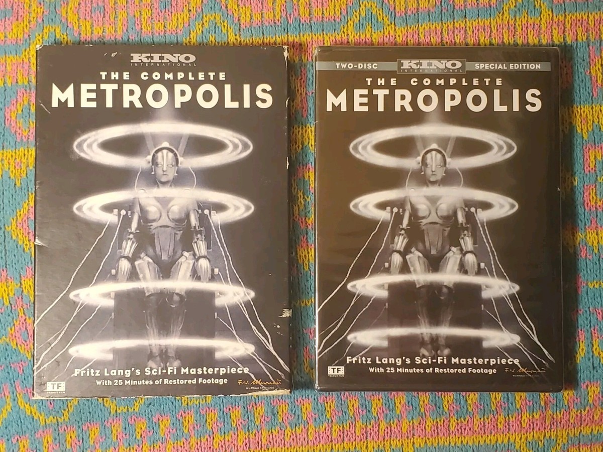 METROPOLIS DVDセット 2枚組 人気新品入荷 METROPOLIS (DVD, 1927, 2-Disc Set) New & Sealed