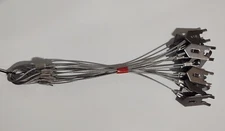 60 WOLF FANG EARTH ANCHOR'S 18" 3/32 HEAVY DUTY TRAPPING WOLF FANG EARTH ANCHORS