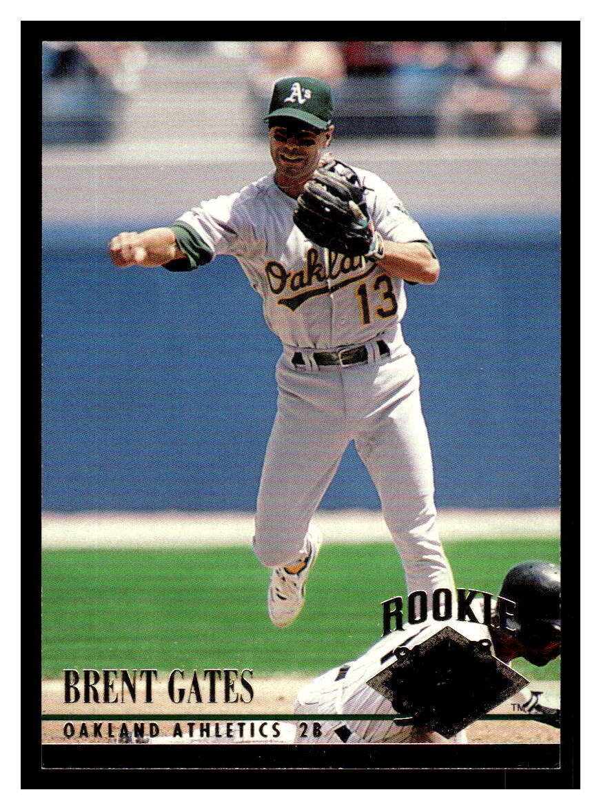 1994 Ultra #107 Brent Gates - Oakland Athletics Rookie | eBay